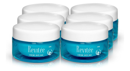 6x Creme Revitee Anti Idade 50g