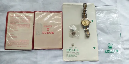 Reloj Pulsera Rolex Tudor Única Mano C/ Papeles Poco Uso (Usado)