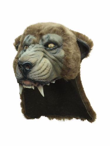 Imagen 1 de 1 de Casco De Látex Y Peluche Cougar Helmet Puma Animales