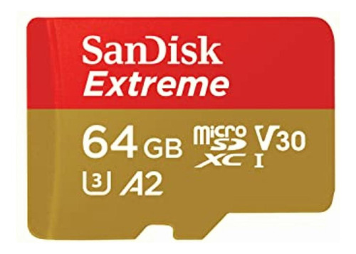 Sandisk 64gb Extreme Microsdxc Uhs-i Memory Card With