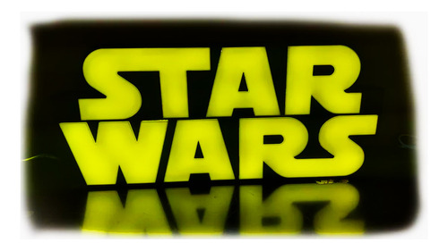 Cartel Luminoso Led Star Wars 