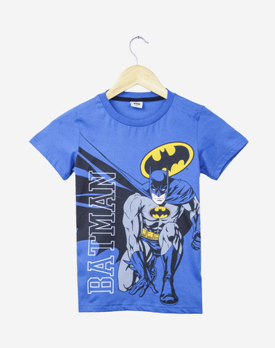 Camiseta Manga Curta Infantil Menino Batman - Tam. 4 A 10 An