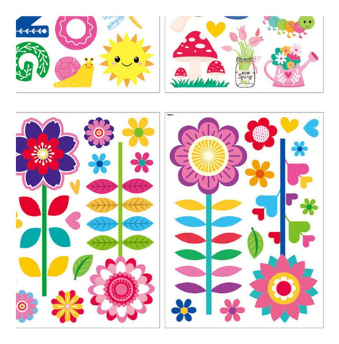 Mz 9 Pegatinas De Pared De Primavera, Pegatinas Decorativas