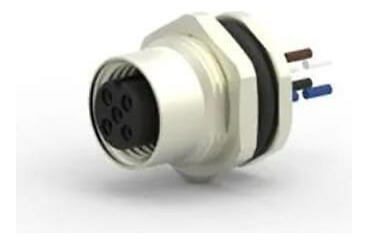 Te Amp T4171110004-001 Connector,4-pole,rear Mounting,a Dde