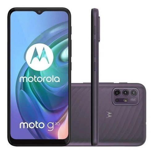 Imagen 5 de 7 de Moto G10 Dual SIM 128 GB aurora grey 4 GB RAM