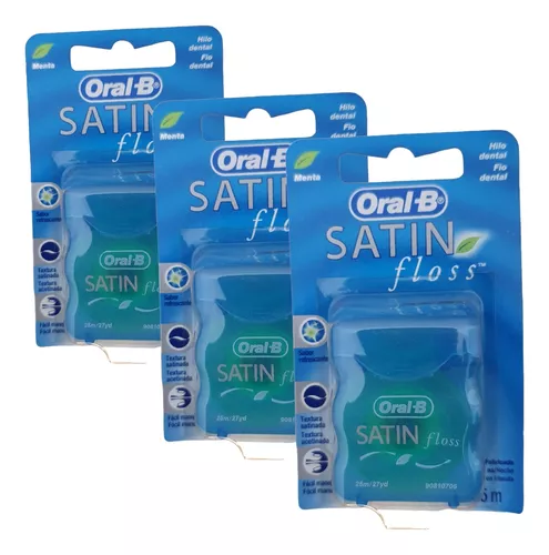 HILO DENTAL ORAL-B SATINFLOSS MENTA