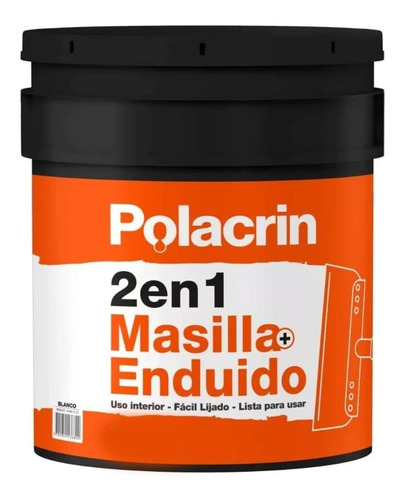 Masilla Y Enduido Polacrin 2 En 1  Duo 6 Kg