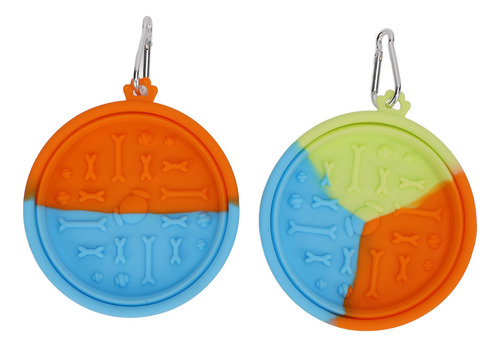 Cuenco De Silicona Para Perros, 2 Unidades, Plegable, Multiu