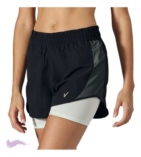 Short Deportivo Running Mujer Recorte Cool Vandalia