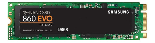 Disco sólido SSD interno Samsung 860 EVO MZ-N6E250 250GB