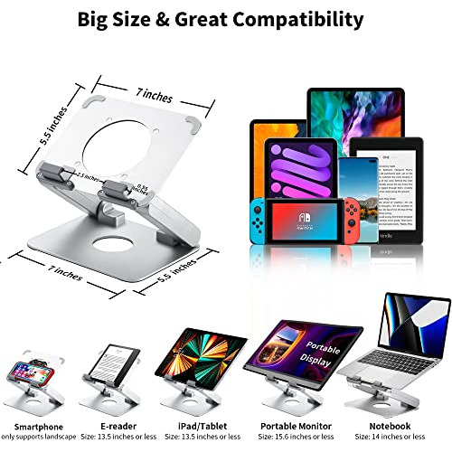 Tablet Stand For iPad Samsung Tab Kindle Etc 4.7-13puLG Tab