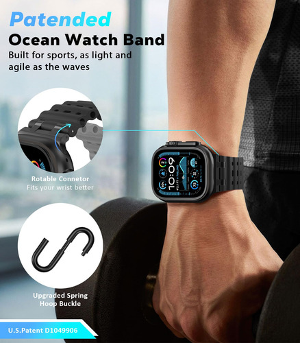Correa De Reloj Astorgos Ocean Compatible Con Apple Watch Ul