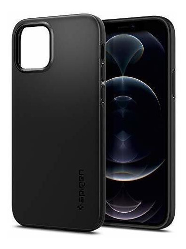 Spigen - Carcasa Fina Para iPhone 12 (2020), Diseño De Carc