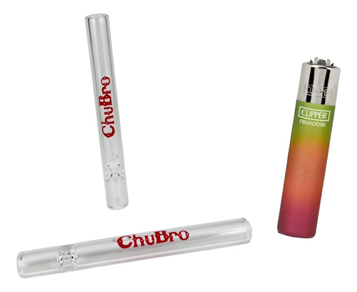 Pipa Glass Chillum + Clipper Candyclub