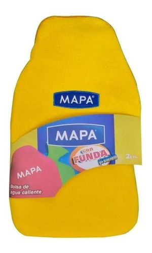 Bolsa Para Agua Caliente Mapa Con Funda 2lt