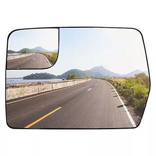 Driver Side Heated Mirror Glass With Rear Holder Fit Fo...