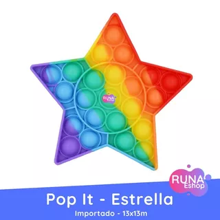 Pop It Estrella - Importado Multicolor Antiestrés Fidget