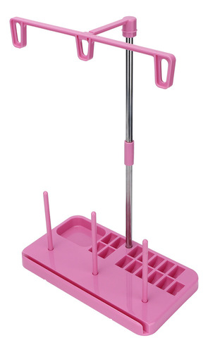 Soporte Para Bobinas De Hilo De Plástico Rosa Para Uso Domés
