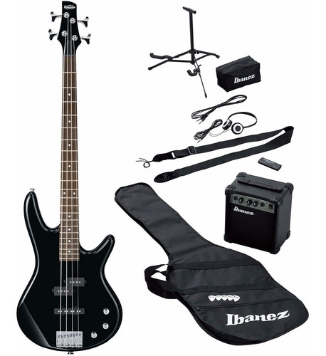 Combo Bajo Ibanez Profesional Ijsr190n Amplifi Negro Pack