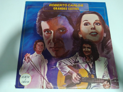 Roberto Carlos Grandes Exitos Álbum 3 Discos Cbs 1984
