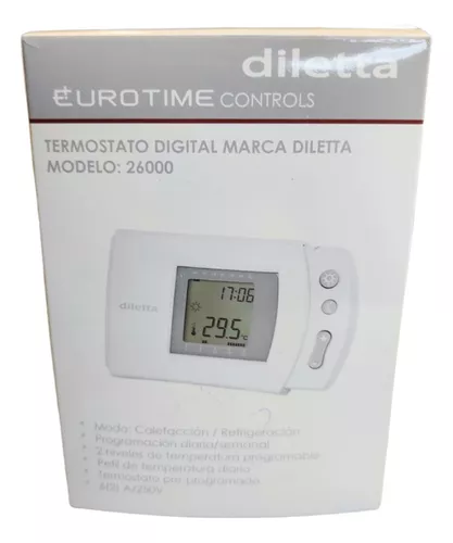 Termostato Digital Programable Calefacción 26000 Diletta