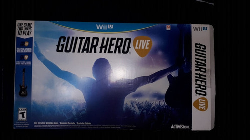 Guitarra Inalambrica De Guitar Hero Wii Con Juego Incluido