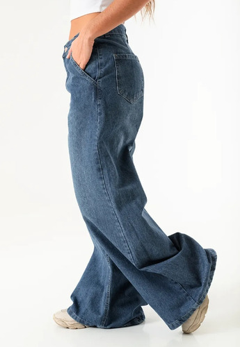 Jean Super Wide Leg Rígido Dama Her