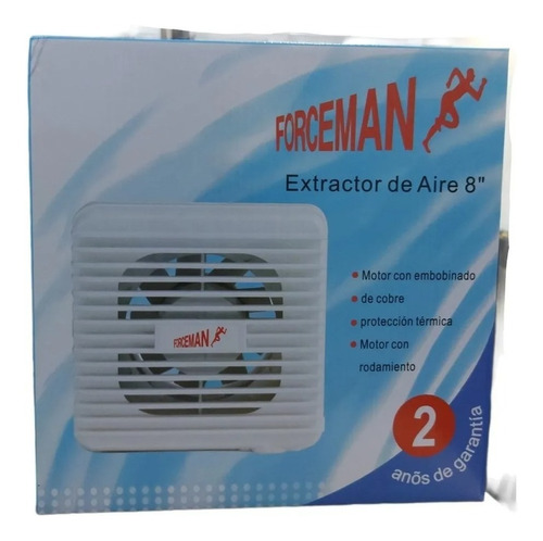 Extractor De Aire De 8 Pulgadas , Uso En Baños E Interiores