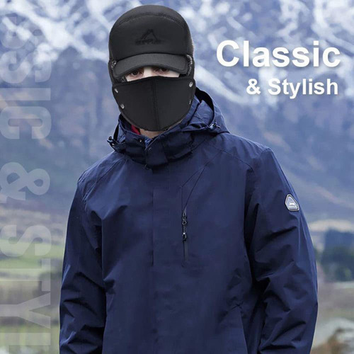 Gorro De Invierno Resistente Al Viento Con Máscara Para Las