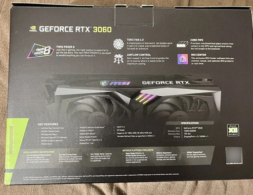 Imagen 2 de 5 de Msi Geforce Rtx 3060 Gaming X 12g Graphics Card