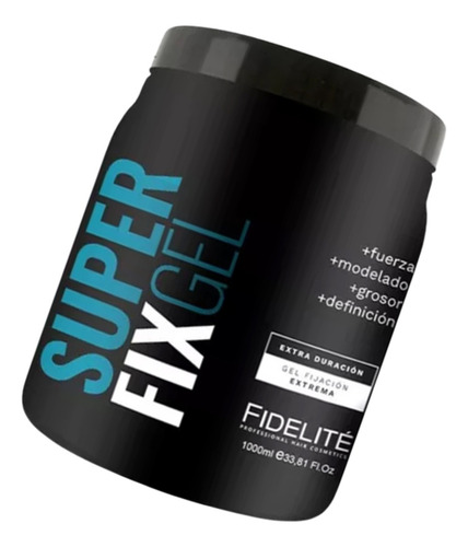 Gel Fidelite Super Fix Fijacion Extrema Extraduracion 1kg X2