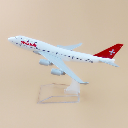 Boeing 747-400, Jumbo, Colores De Swissair, Escala 1:500