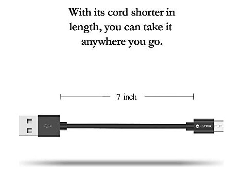 Cable De Sincronización Corto Zibay Micro Usb Para Ciertos M
