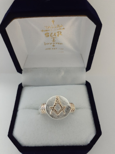 Anillo Profesión Oficio En Plata Y Oro  Arquitecto 