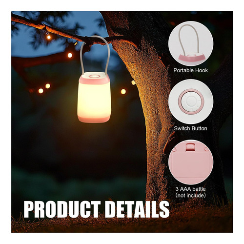 Luces De Funcionamiento De Baterías Led De Led De 2 Paquete,