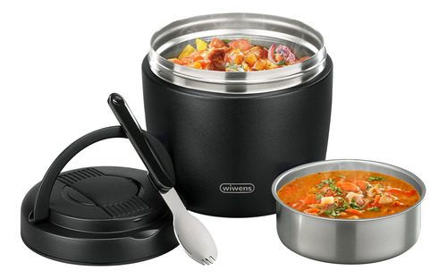 Termo Para Comida  Wiwens Tarro Térmico Para Comida Caliente