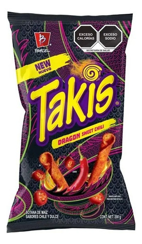 Takis Dragon Sweet Chilli  Caja Con 20 Bolsas (200 G C/u)