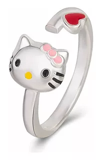 Anillo Hello Kitty (plata .945 Ajustable)