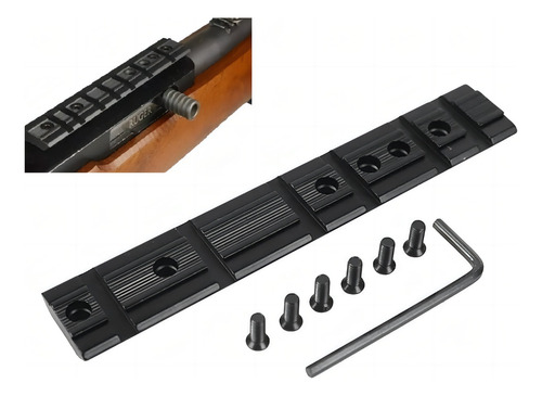 Riel Base Universal Cal 22 Ruger Adaptar Riel 11 Mm Y Weaver