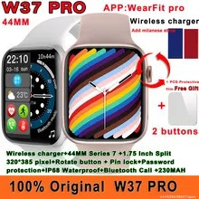 Iwo-reloj Inteligente W37 Pro Original, Dispositivo Con Dos