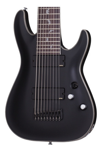 Schecter Damien Platinum 9 Sbk Guitarra Eléctrica 9 Cuerdas Color Negro