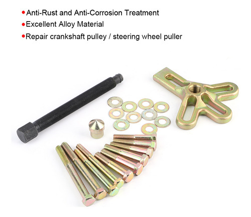 Steering Wheel Puller 13pcs Car Repairing Kit Remover Tool