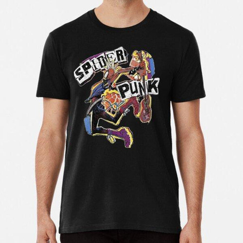 Remera Salto Spider-punk Algodon Premium