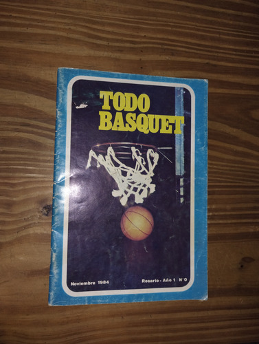 Revista Todo Basquet N° 0. Póster Sport Club Cañadense (Usado)