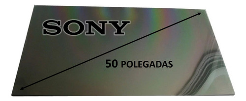 Película Polarizada Tv Compatível C/ Sony 50 Polegadas