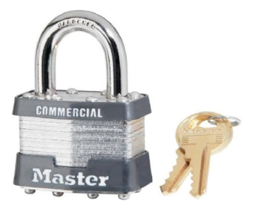 Masterlock Co 1ka-2359 1-3 / 4  , Candado De Acero Laminado,