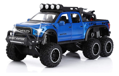 Sasbsc Camionetas De Juguete Para Niños F150 Raptor Modelo D