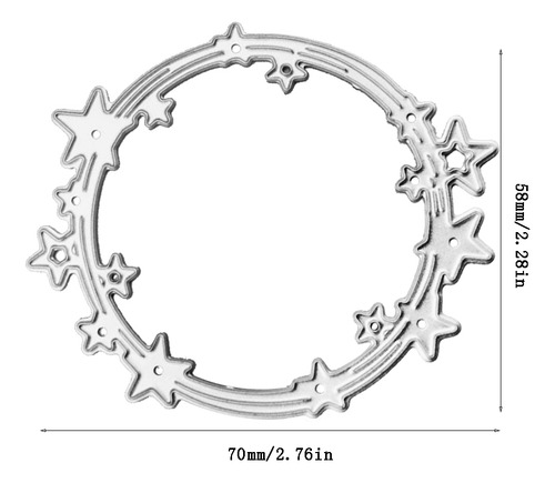 Plantilla Circular Para Cortar Metal, Álbum De Recortes, Haz