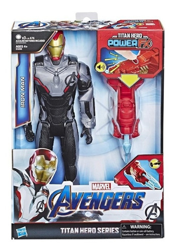 Figura Iron Man Avengers Marvel Endgame Con Proyectil