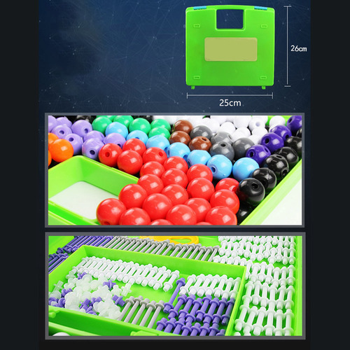 Conjunto Molecular Del Modelo De Estructura De Moléculas De
